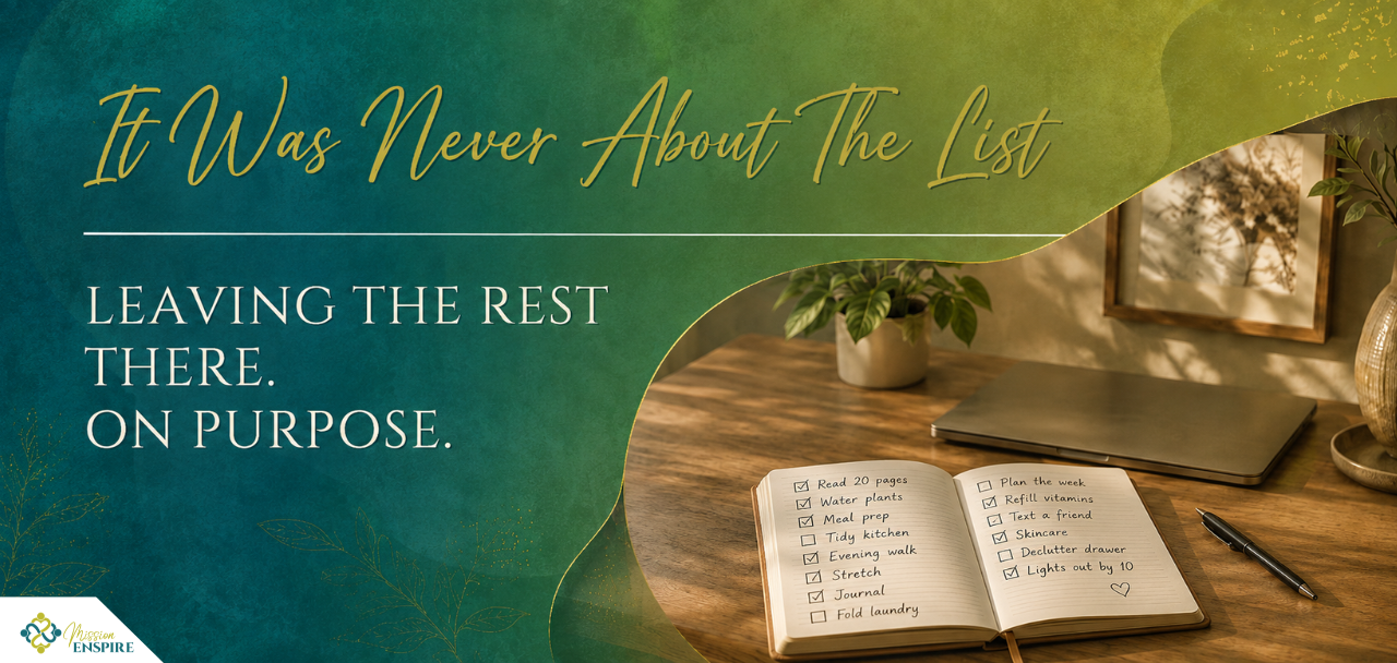 It Was Never About the List